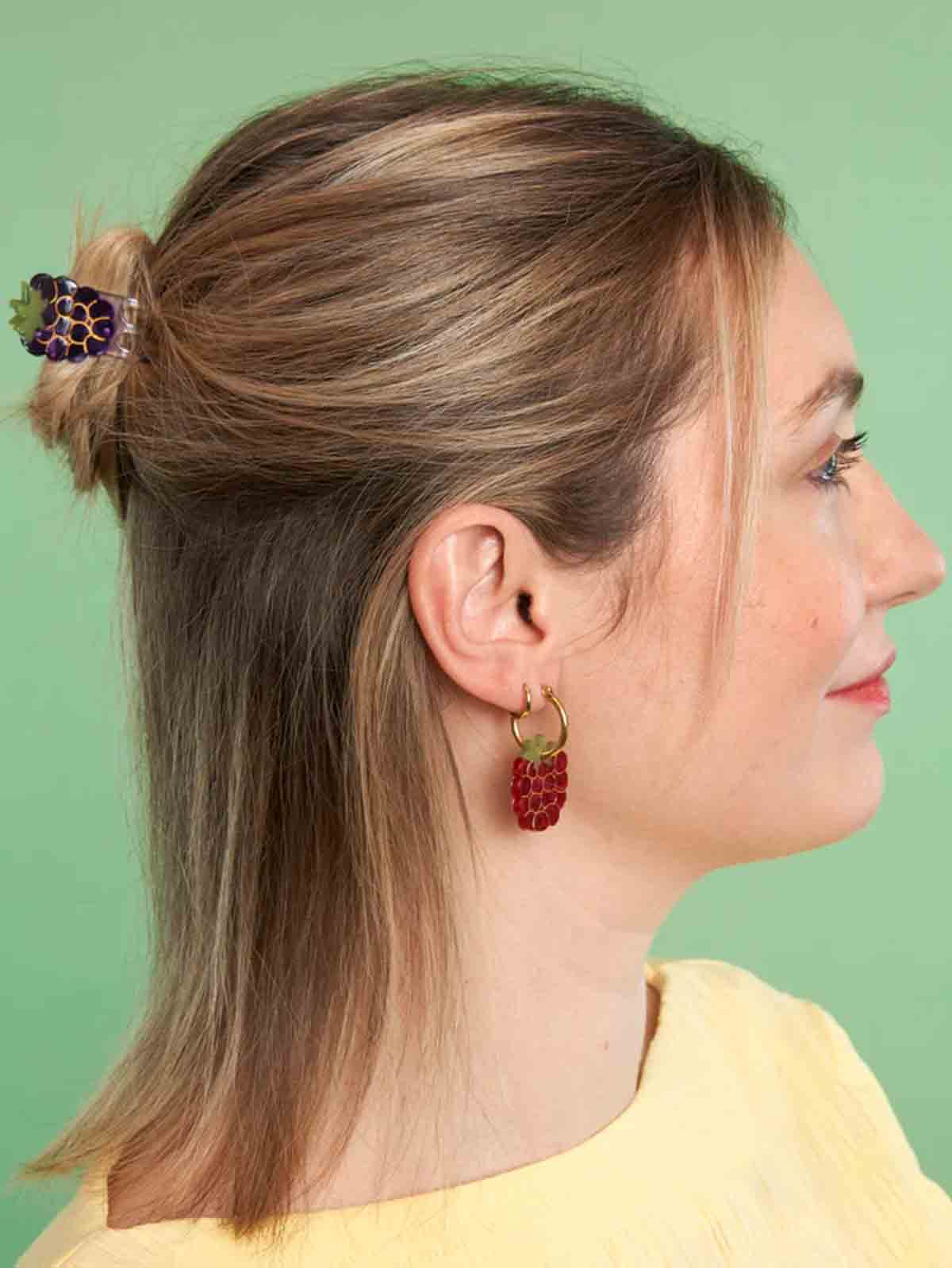 cou cou suzette Mini Haarclip mit Brombeere