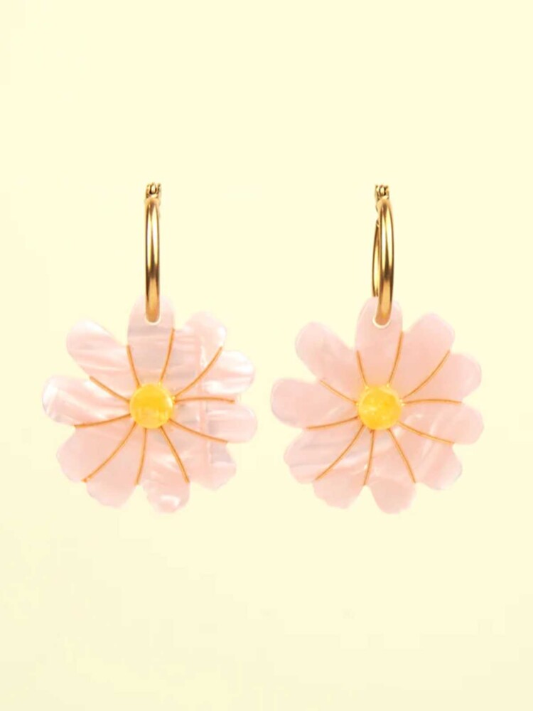 cou cou suzette Ohrringe - Kosmos in rosa