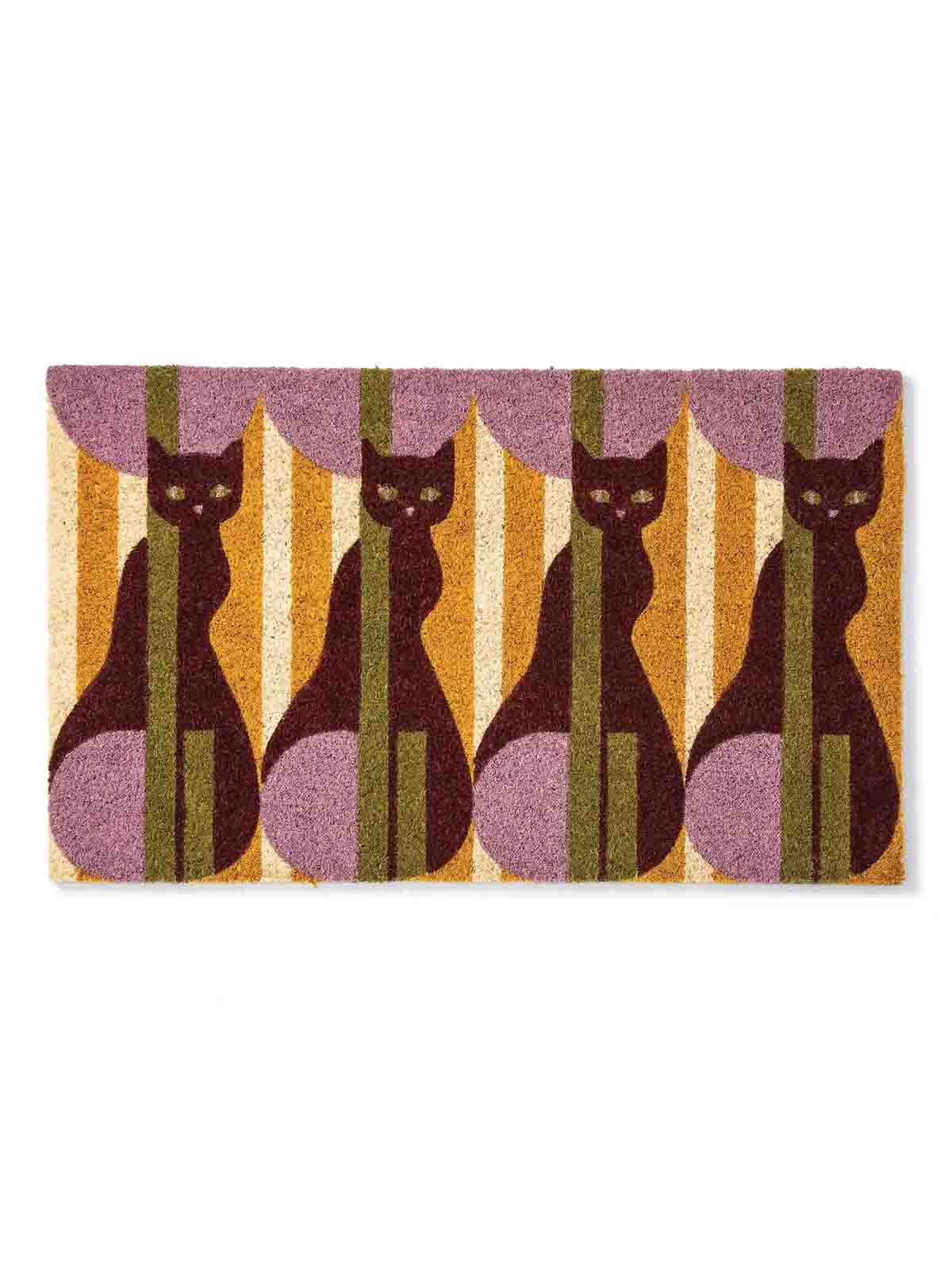 Fußmatte mit Katzen in Kokosfasern