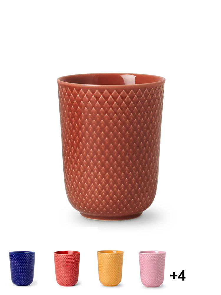 Rhombus, Heide Porzellan, Becher, Becher ohne Griff