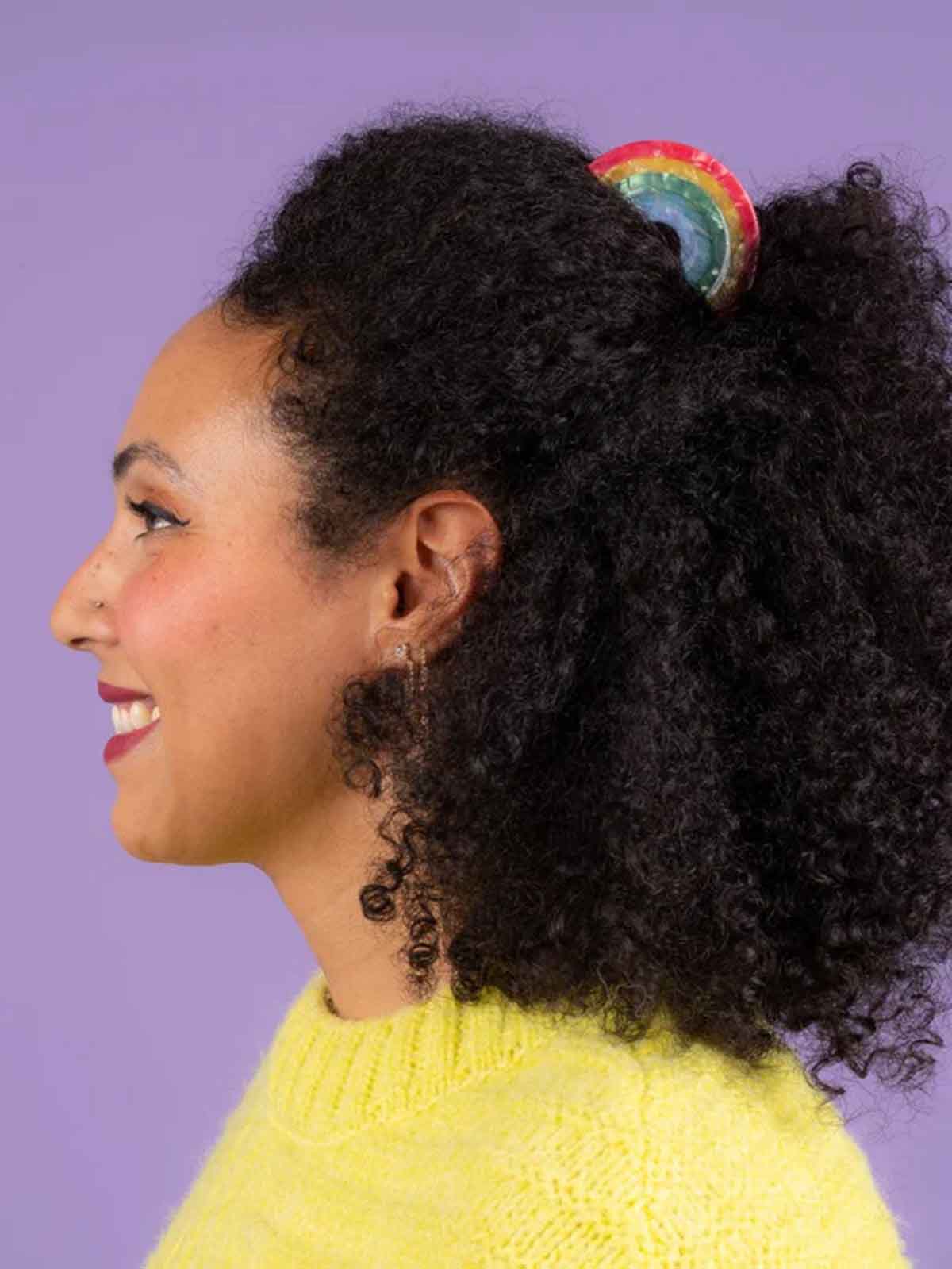 cou covokadoubas suzette Haarclip - Regenbogen