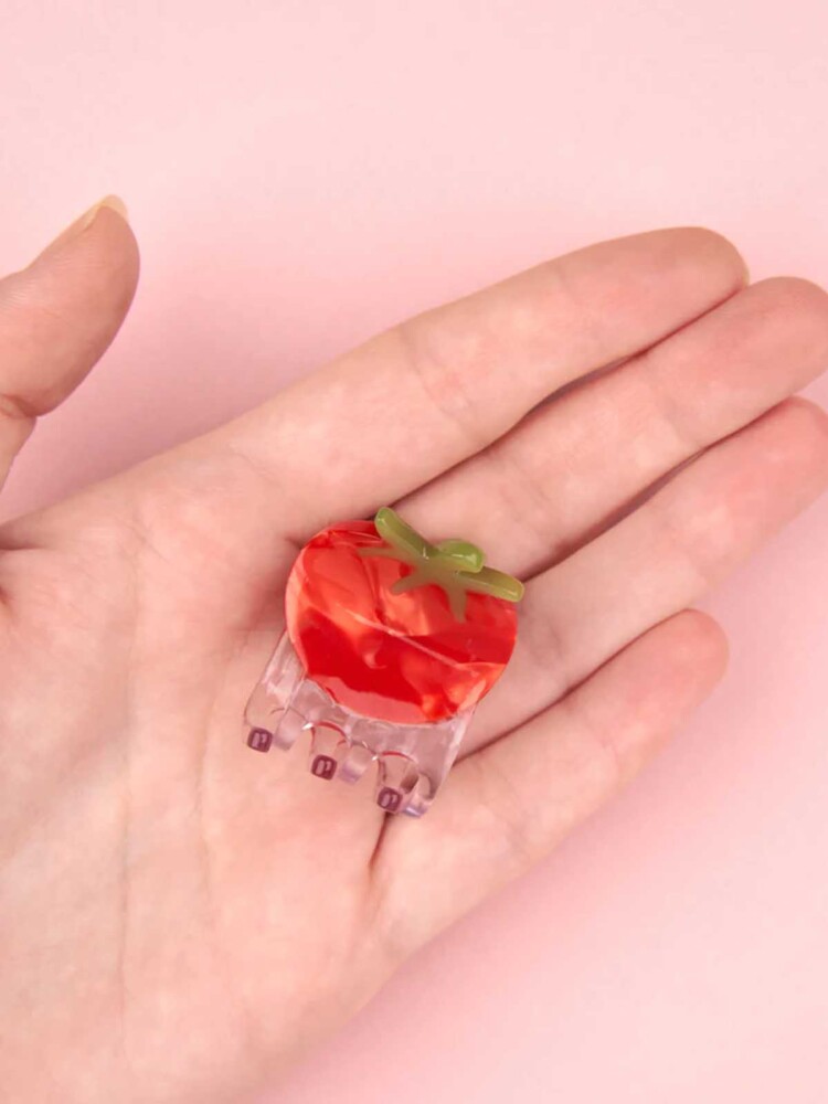 cou ou suzette Mini Haarclip Tomate