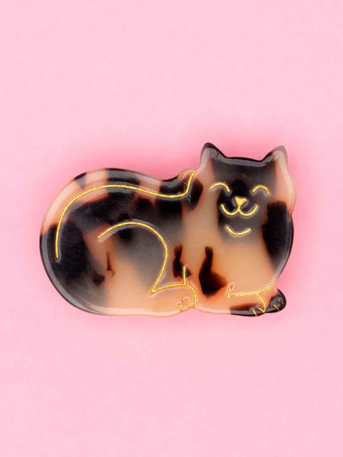 Hairclip - Tabby Katze