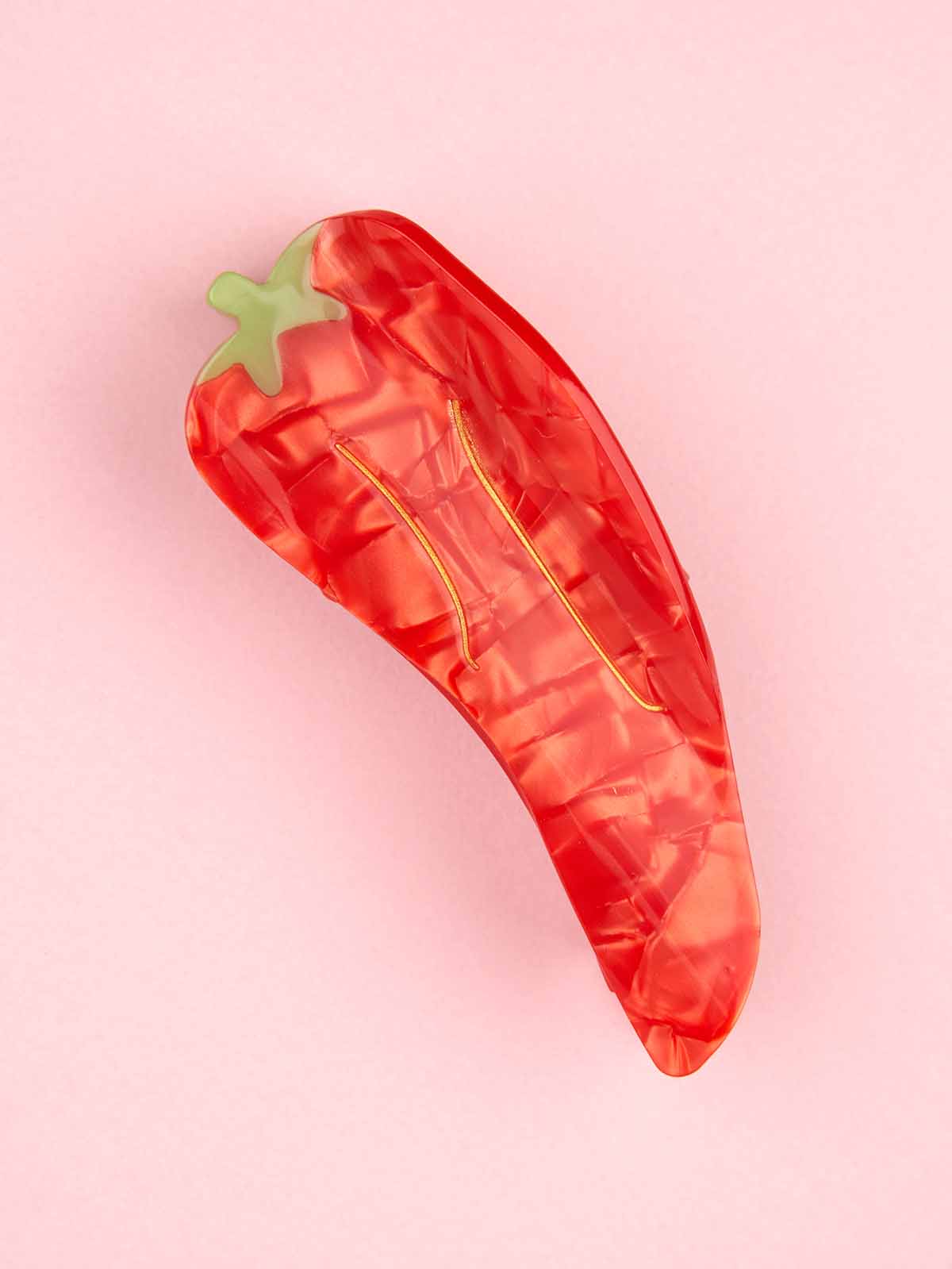 cou ou ou suzette Haarclip - rote Chili