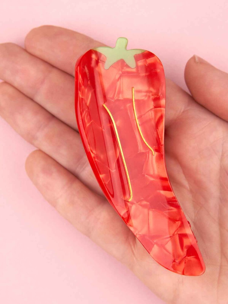 cou ou ou suzette Haarclip - rote Chili