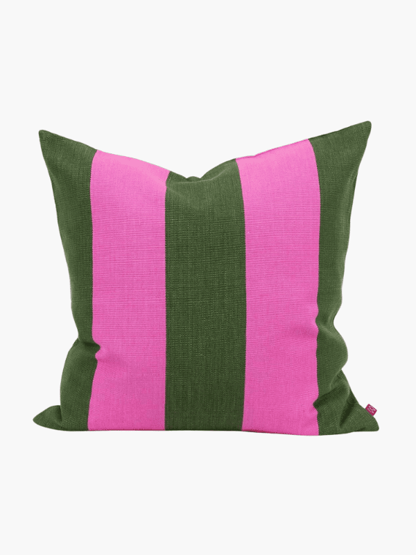eine Welt der Handwerk FIFI Kissen Abdeckung 50x50, grün und rosa