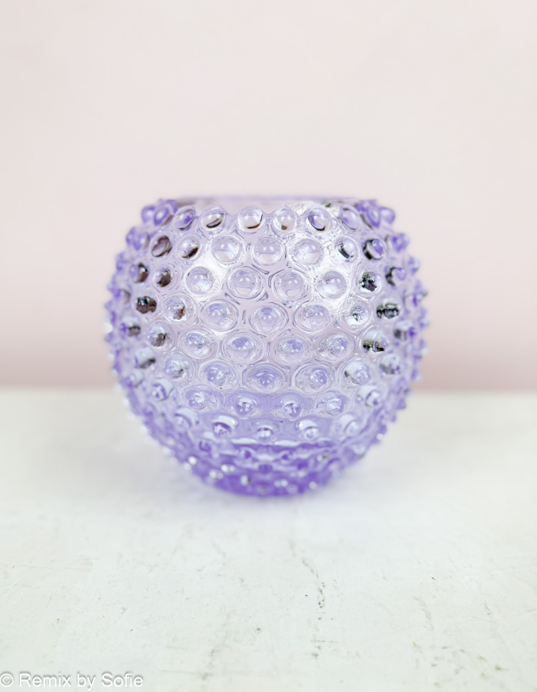 Anna von Lipa porcupine Vase 18 cm - lilac