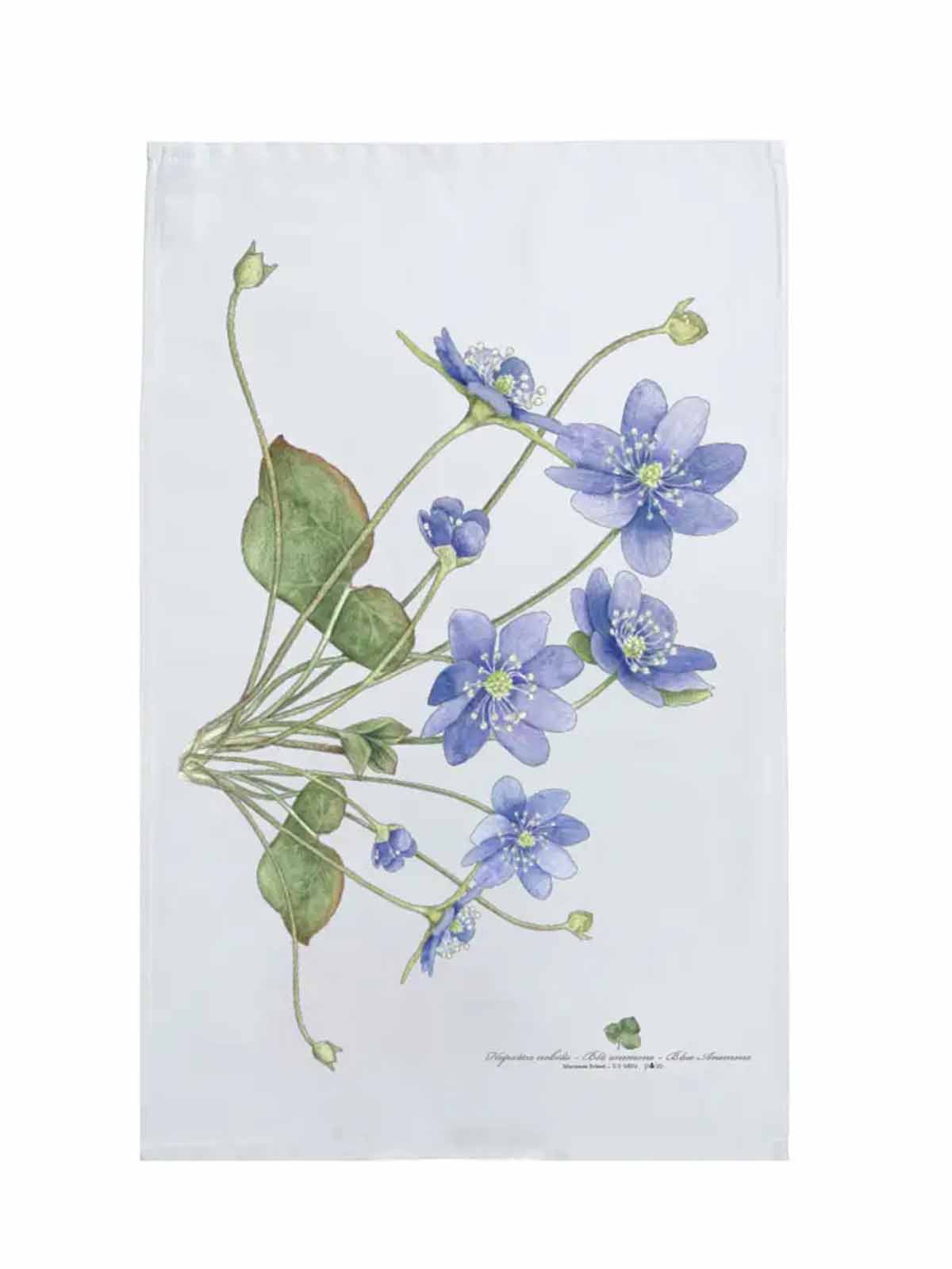 Koustrup & Co-Teetuch blaue Anemone