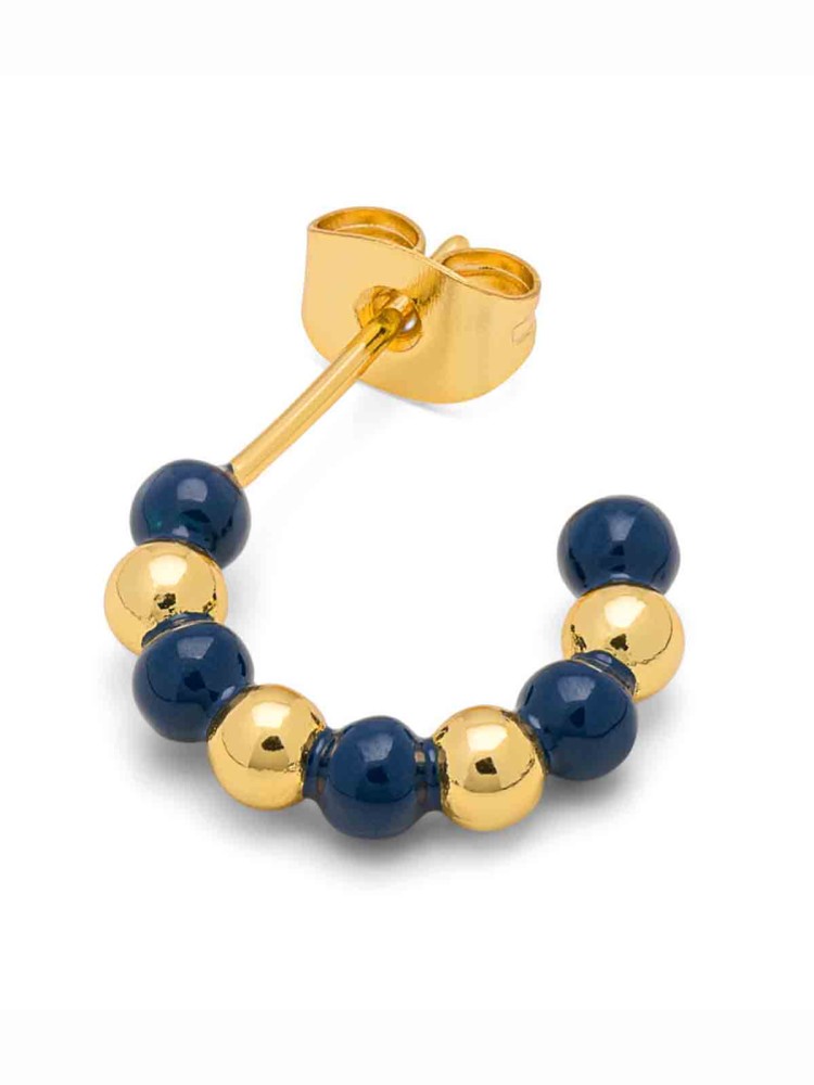 Lulu Copenhagen Ohrringe in Silber und Gold mit Perlen und Kristallen