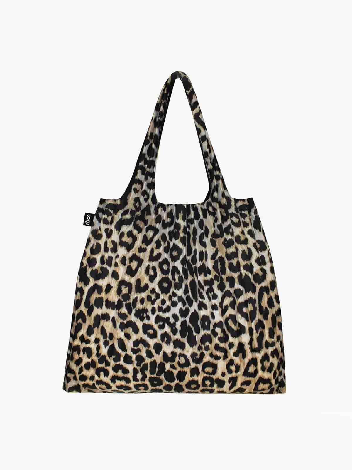 LOQI Einkaufstasche Leopard