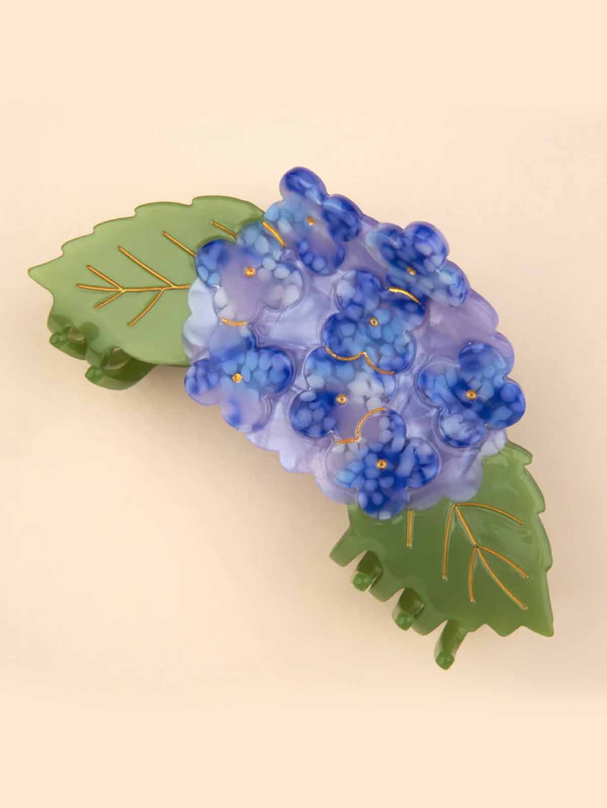 cou cou suzette haarclip pferde in grün und blau