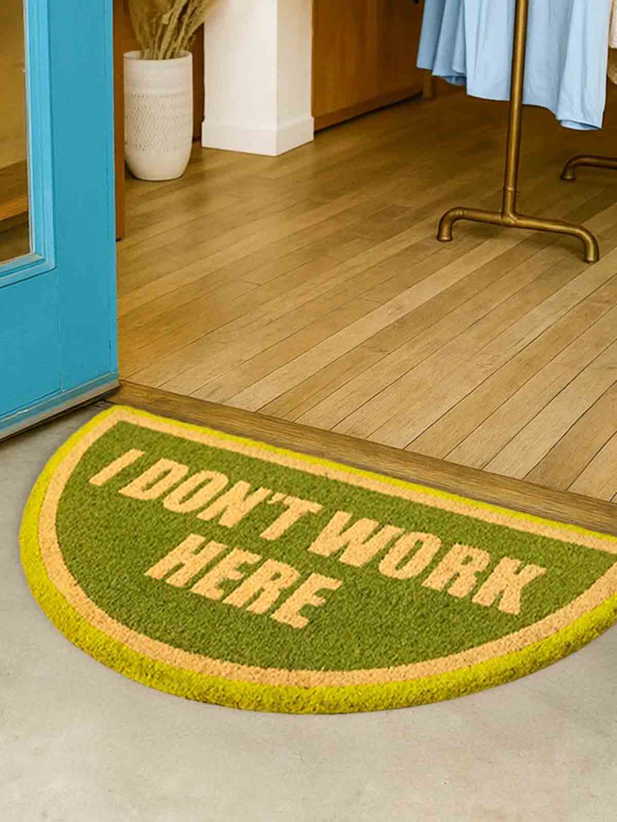 Fußmatte - ich arbeite hier nicht