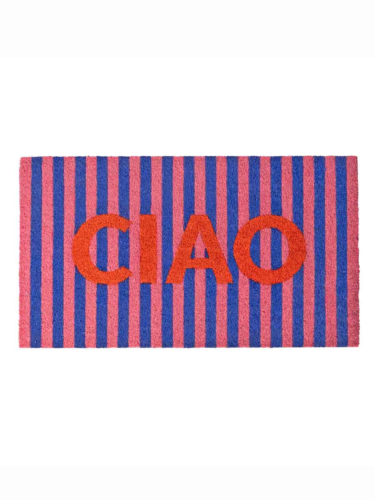 Fußmatte - Ciao mit Streifen gestreift