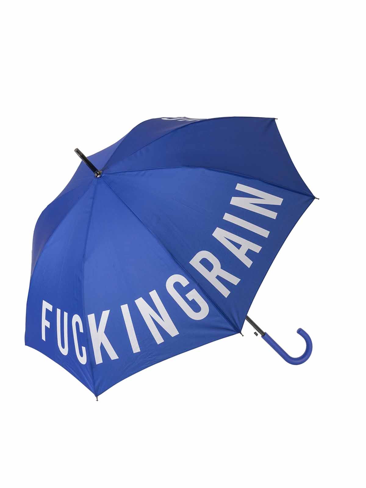 Fisura Regenschirm in blau mit weiß