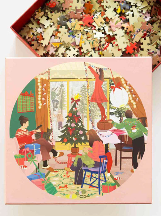 Ein Tag im Dezember - Puzzle 1000 Stücke Puzzle-Spiel