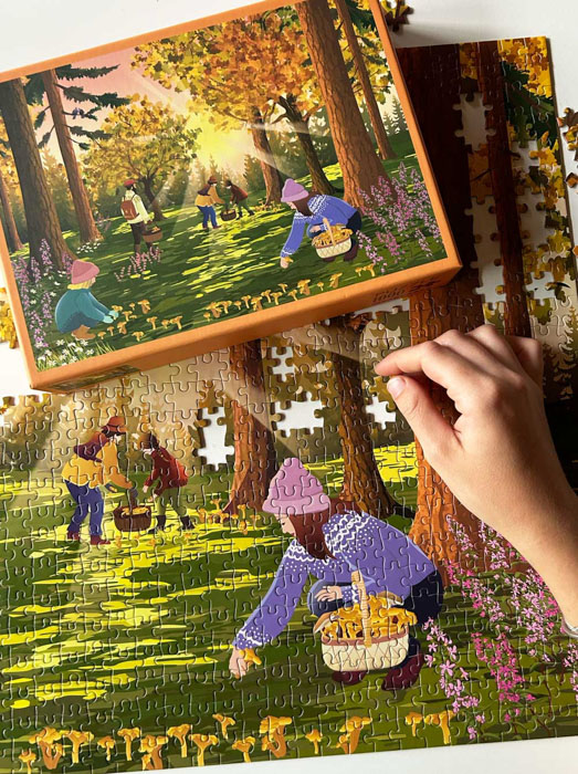 FOREST REASURES - Puzzle 1000 Stück- zertifiziertes Papier-Puzzle