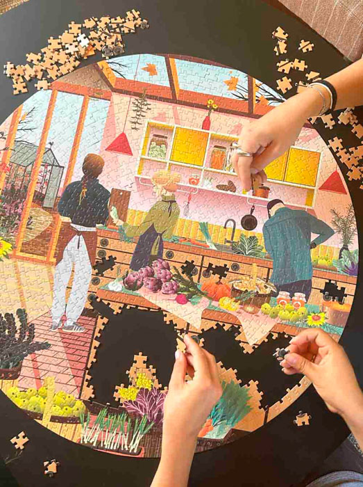 FRISCH AUS DER GARDEN - Puzzle 1000 Stücke Puzzle-Spiel
