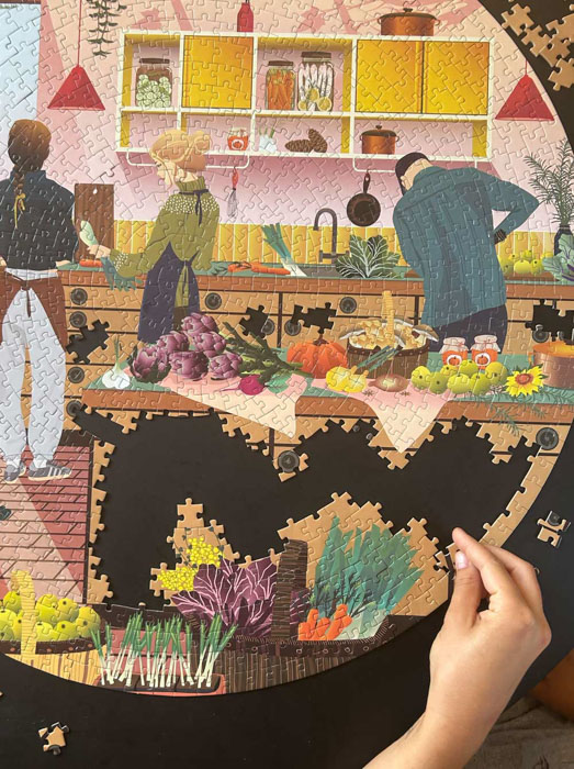 FRISCH AUS DER GARDEN - Puzzle 1000 Stücke Puzzle-Spiel