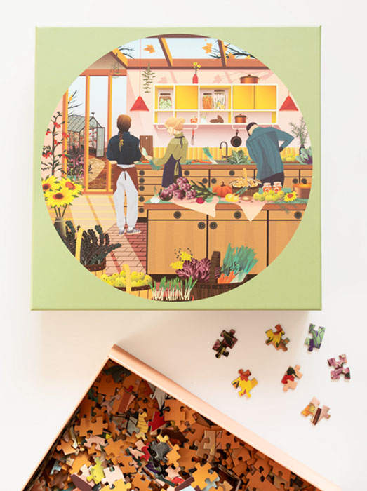 FRISCH AUS DER GARDEN - Puzzle 1000 Stücke Puzzle-Spiel