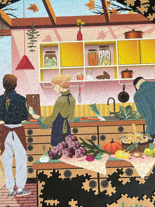 FRISCH AUS DER GARDEN - Puzzle 1000 Stücke Puzzle-Spiel