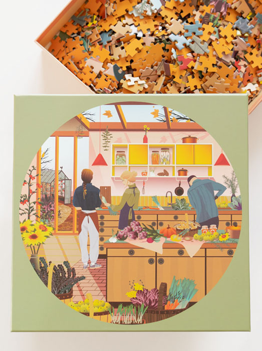 FRISCH AUS DER GARDEN - Puzzle 1000 Stücke Puzzle-Spiel