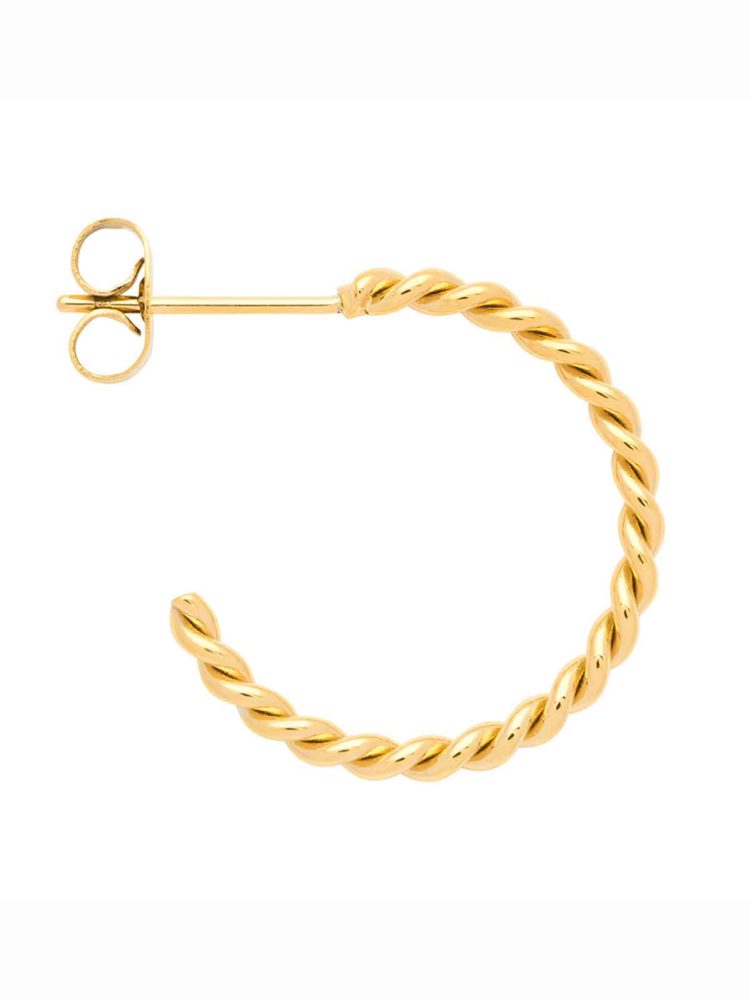LULU1885 - Twisted Hoops Paar - Silber überzogen - Extra 6