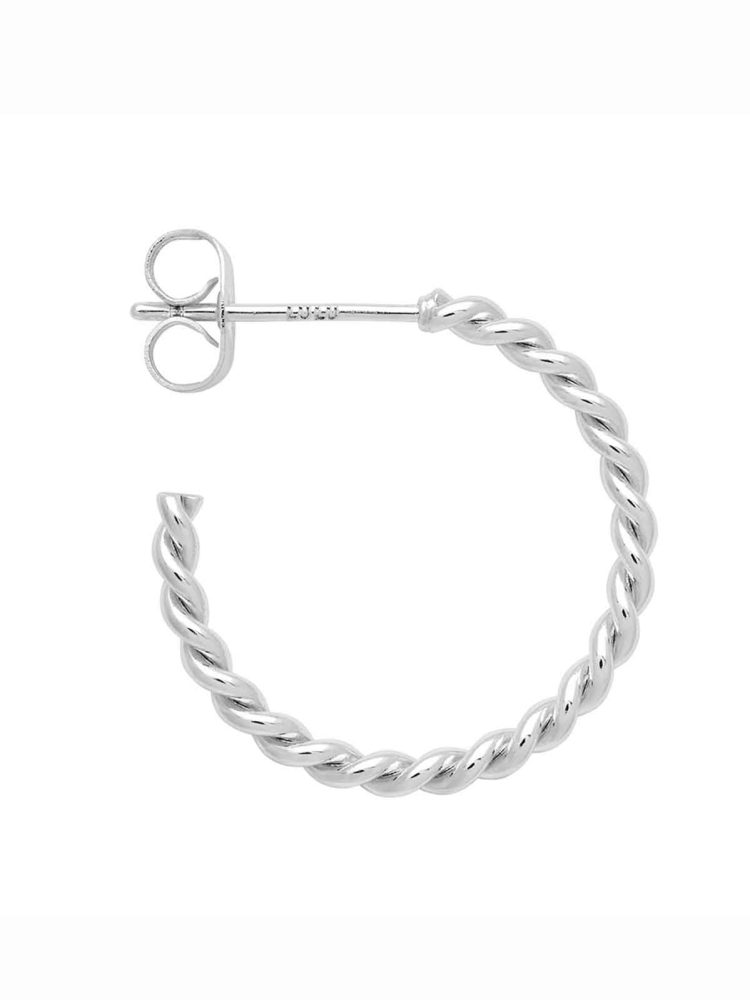 LULU1885 - Twisted Hoops Paar - Silber überzogen - Extra 6