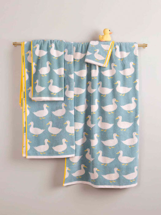 Anorak Handtuch blau mit Ente_Web
