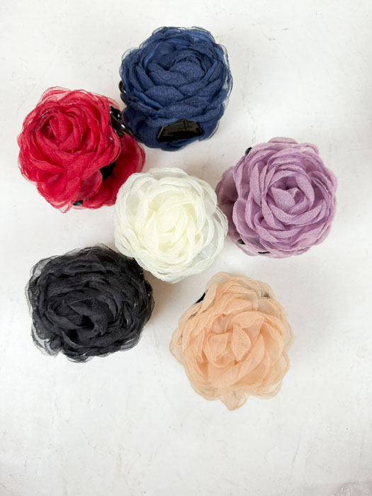 Rosie Hair Clip - Klein cremefarben