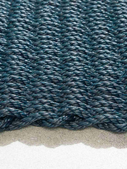 tote Matte blaue Seil für den Außenbereich