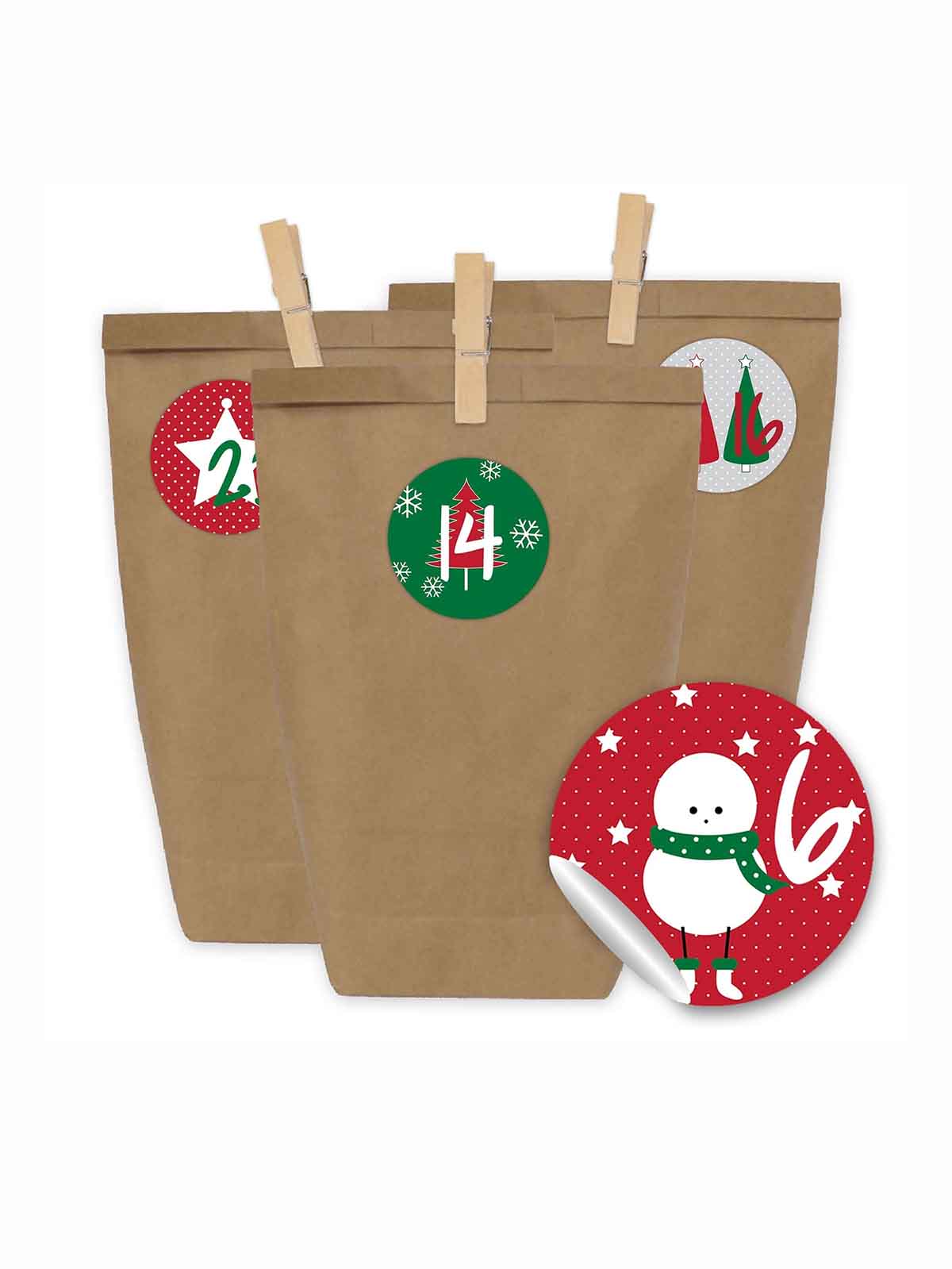 Zahlen für Kalendergeschenke 2