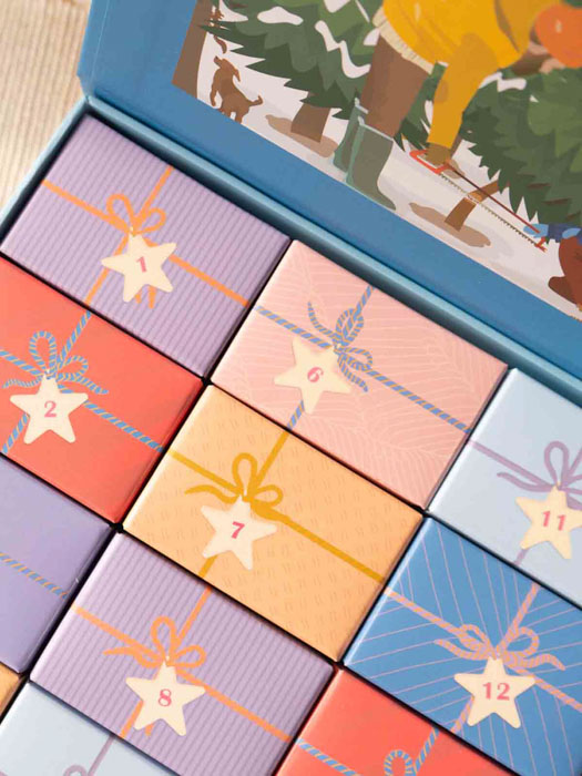 bestimmte scharfe CHRISTMAS DREI SNOW FLAKES - Puzzle-Kalender 5_web