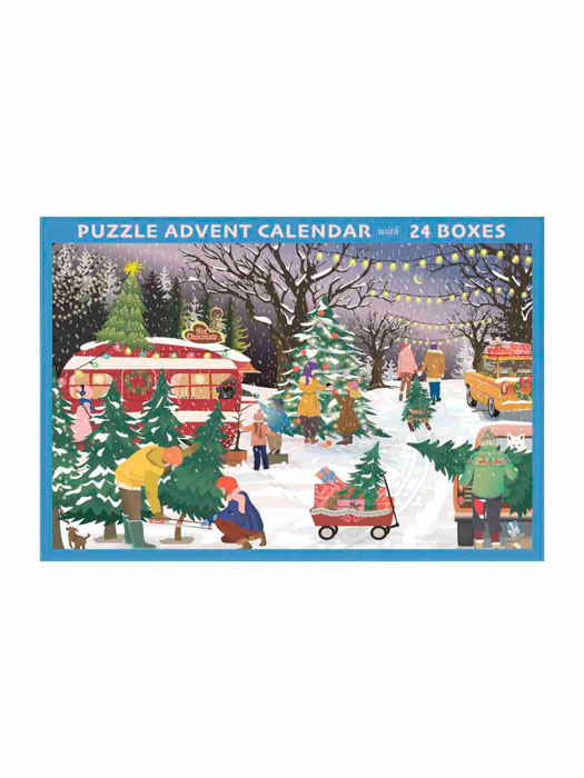 bestimmte scharfe CHRISTMAS DREI SNOW FLAKES - Puzzle-Kalender 5_web