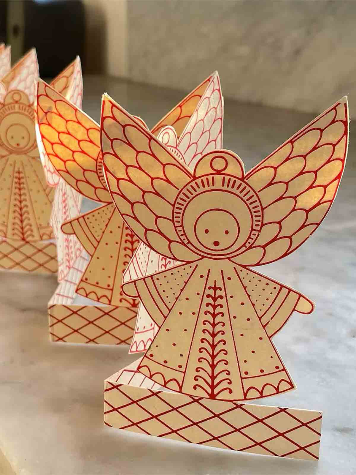 Eine Welt des Handwerks - FOLKLORE_ANGEL_Dekoration