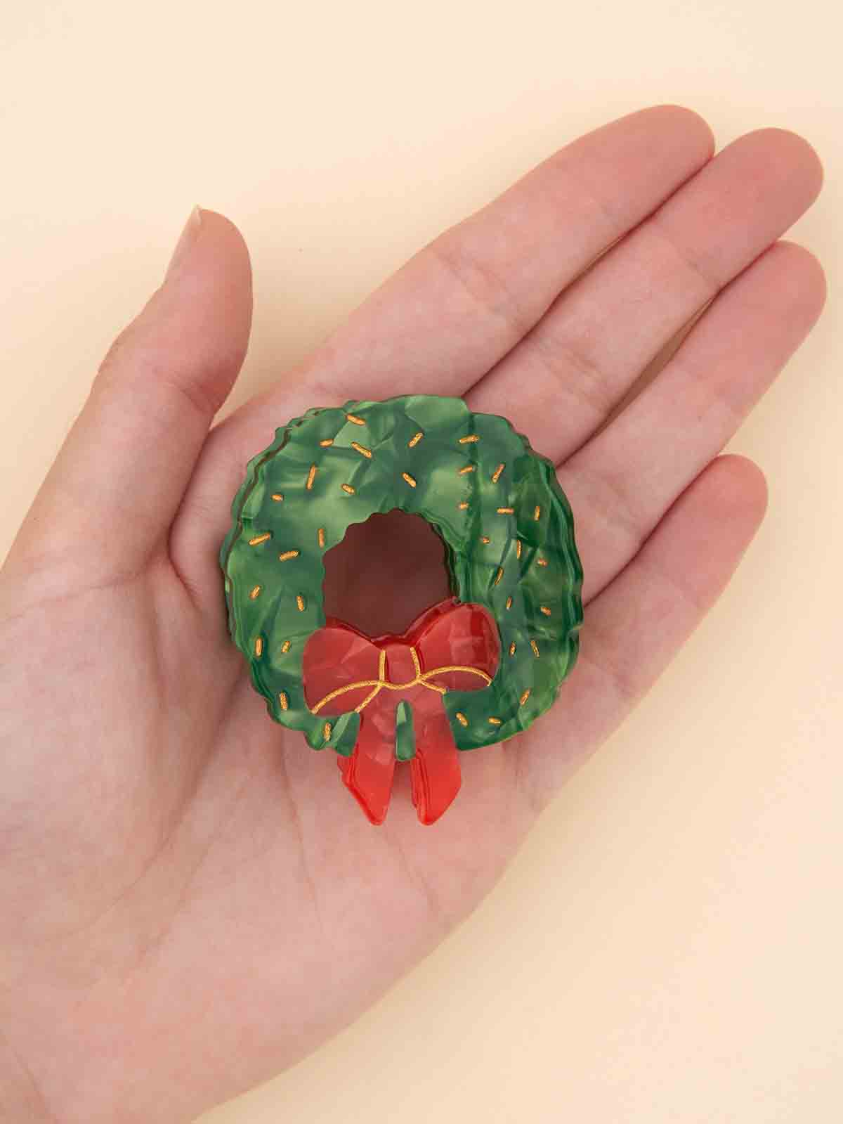 cu cuu suzette - Haarclip Advent Kranz