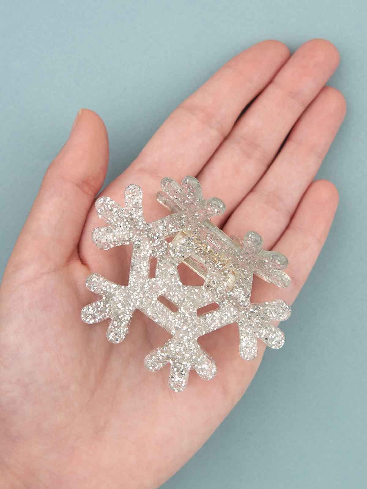 cou cou suzette - Haarclip Schneeflocke
