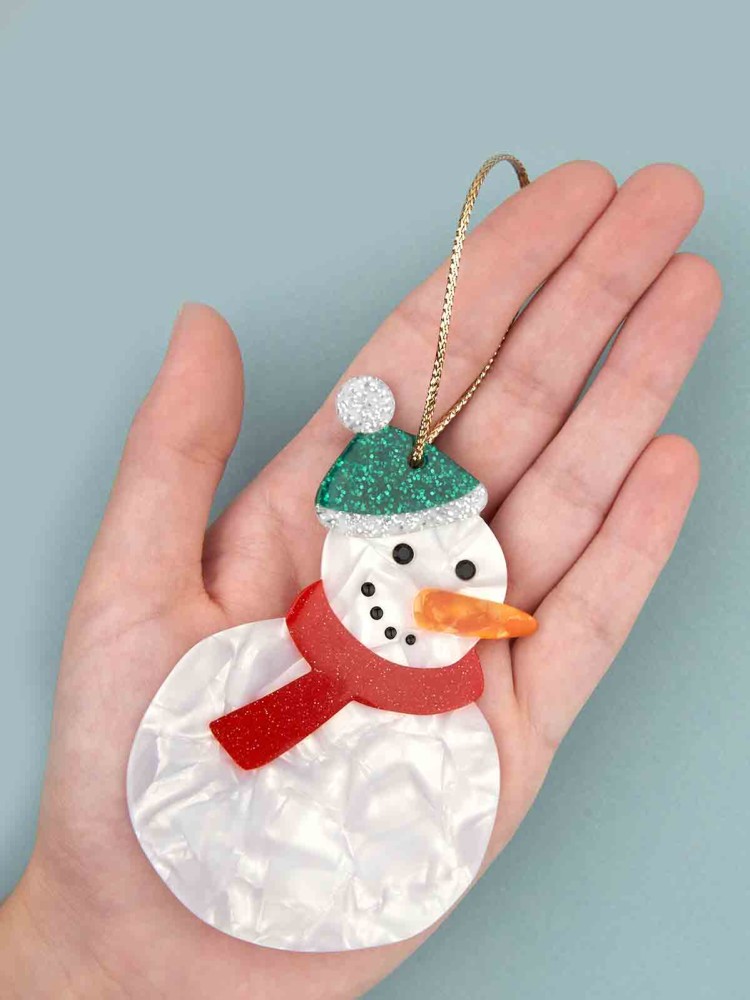 cu cu ou suzette Weihnachtsdekoration Schneemann