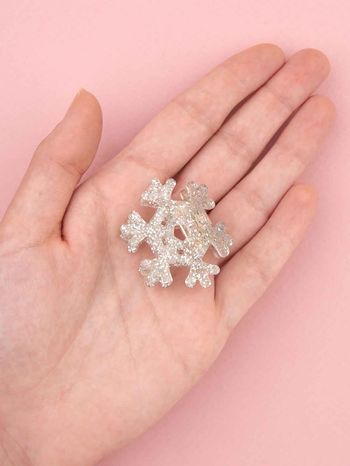 cou cou suzette mini Haarclip Schneeflocke