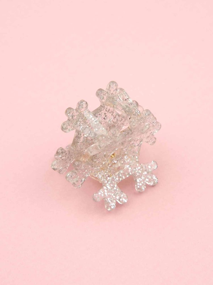 cou cou suzette mini Haarclip Schneeflocke