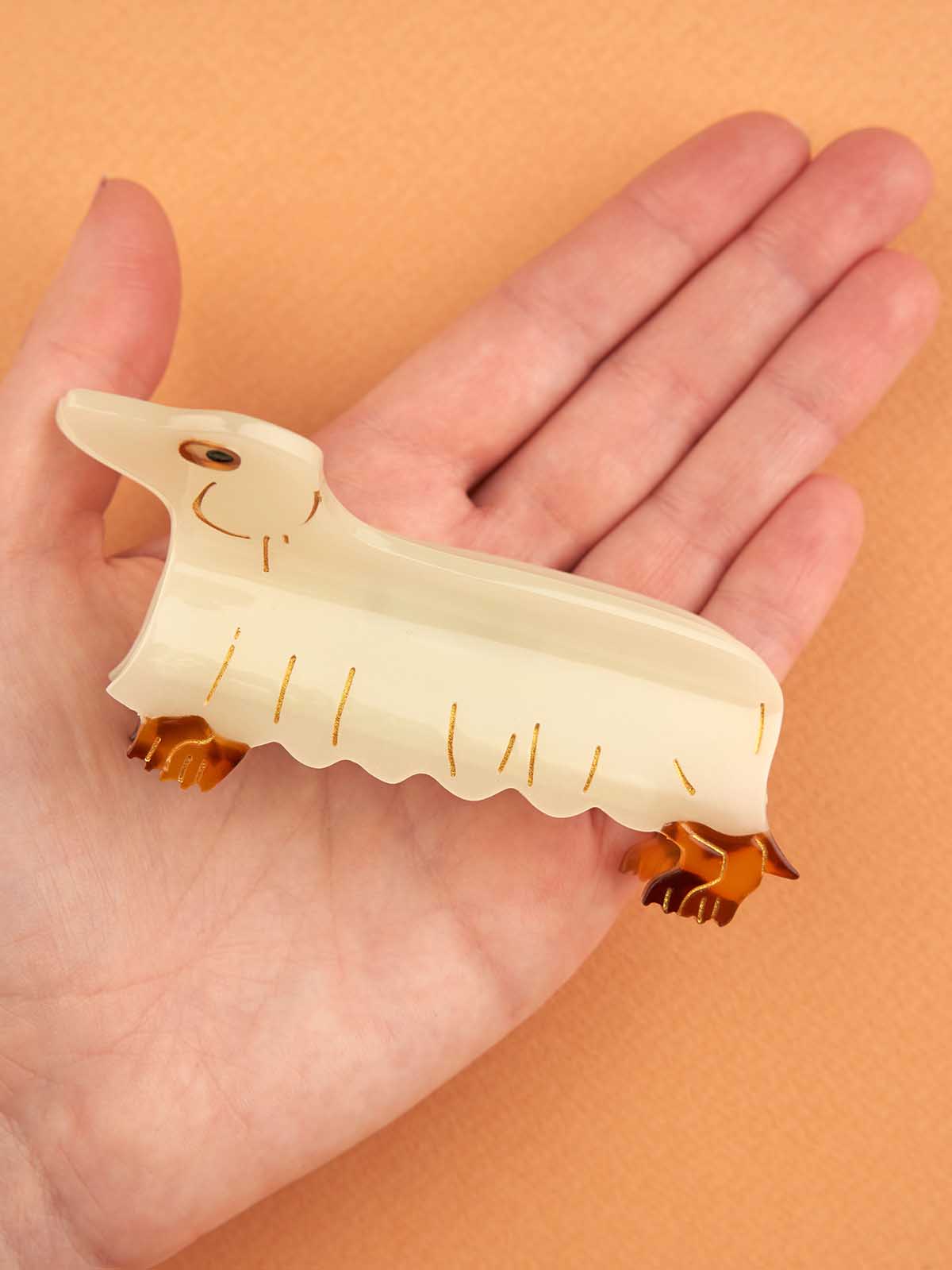 Coucousuzette Haar Clip Dackel Geist