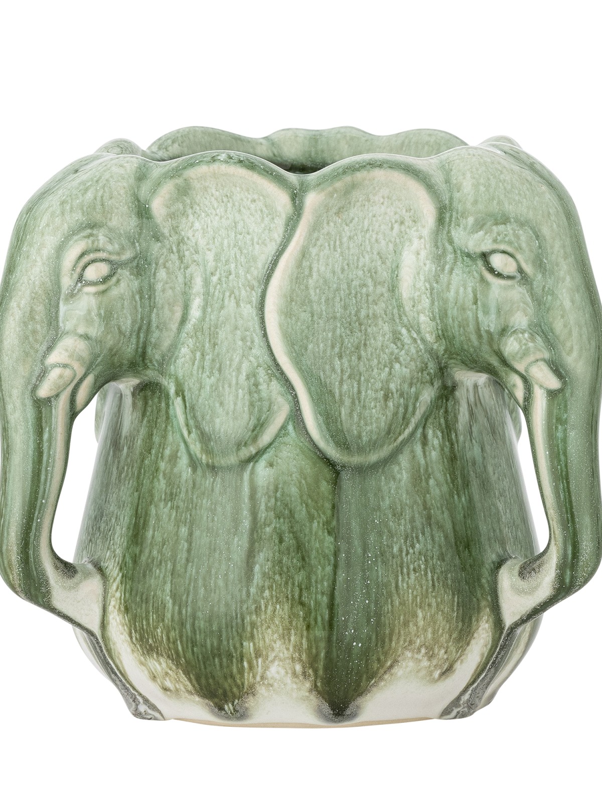 Alternative Ansicht von Vase / Kräutertopf mit Elefanten "Pontus" - Grün