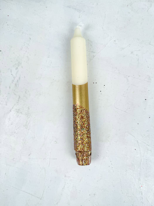 Hell - Off-weiß mit Gold und Glitter