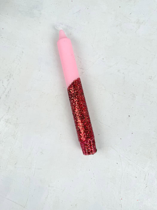 Hell - Rosa mit rotem Glimmer