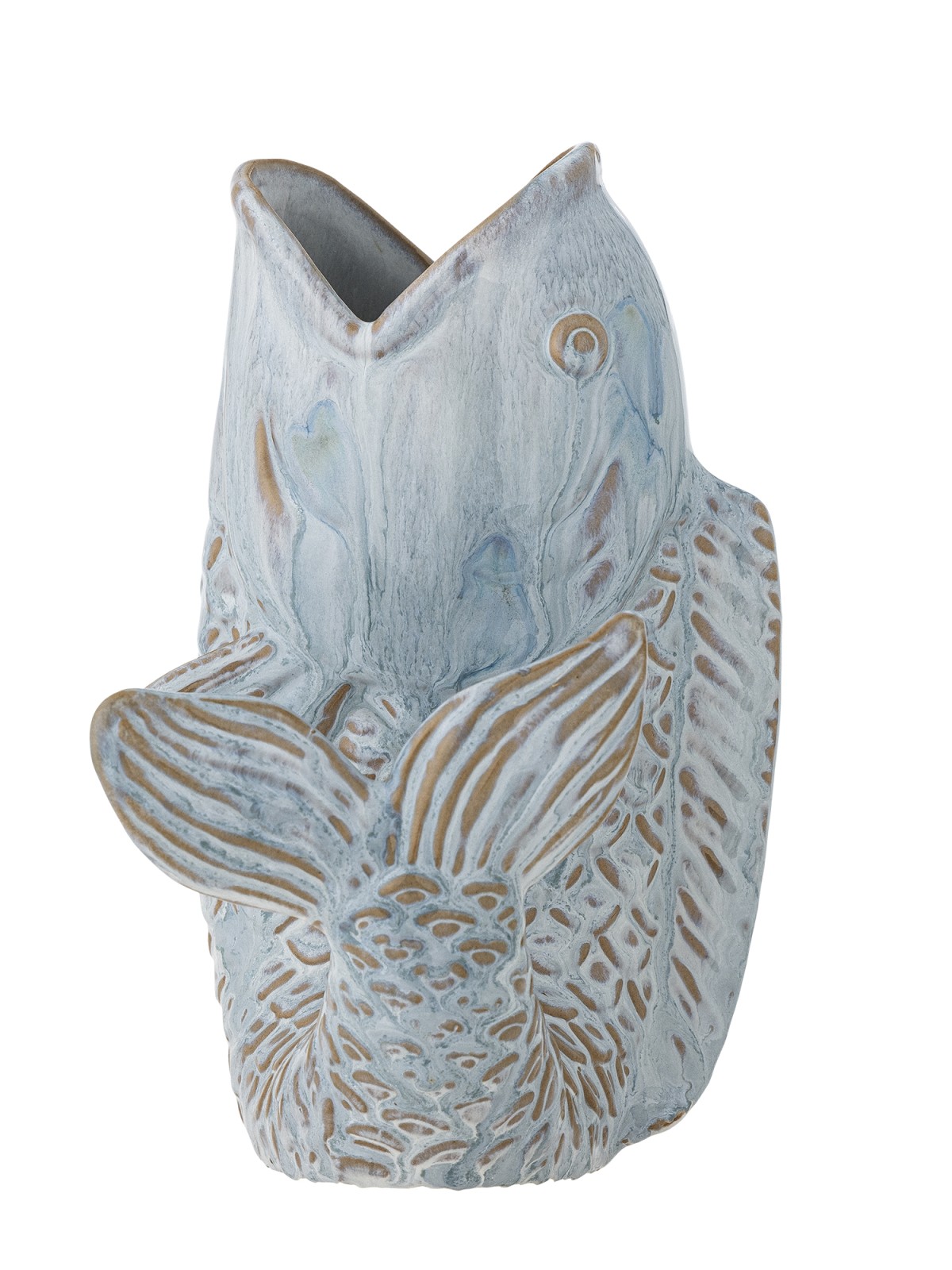 Alternative Ansicht von Keramik-Fischvase 