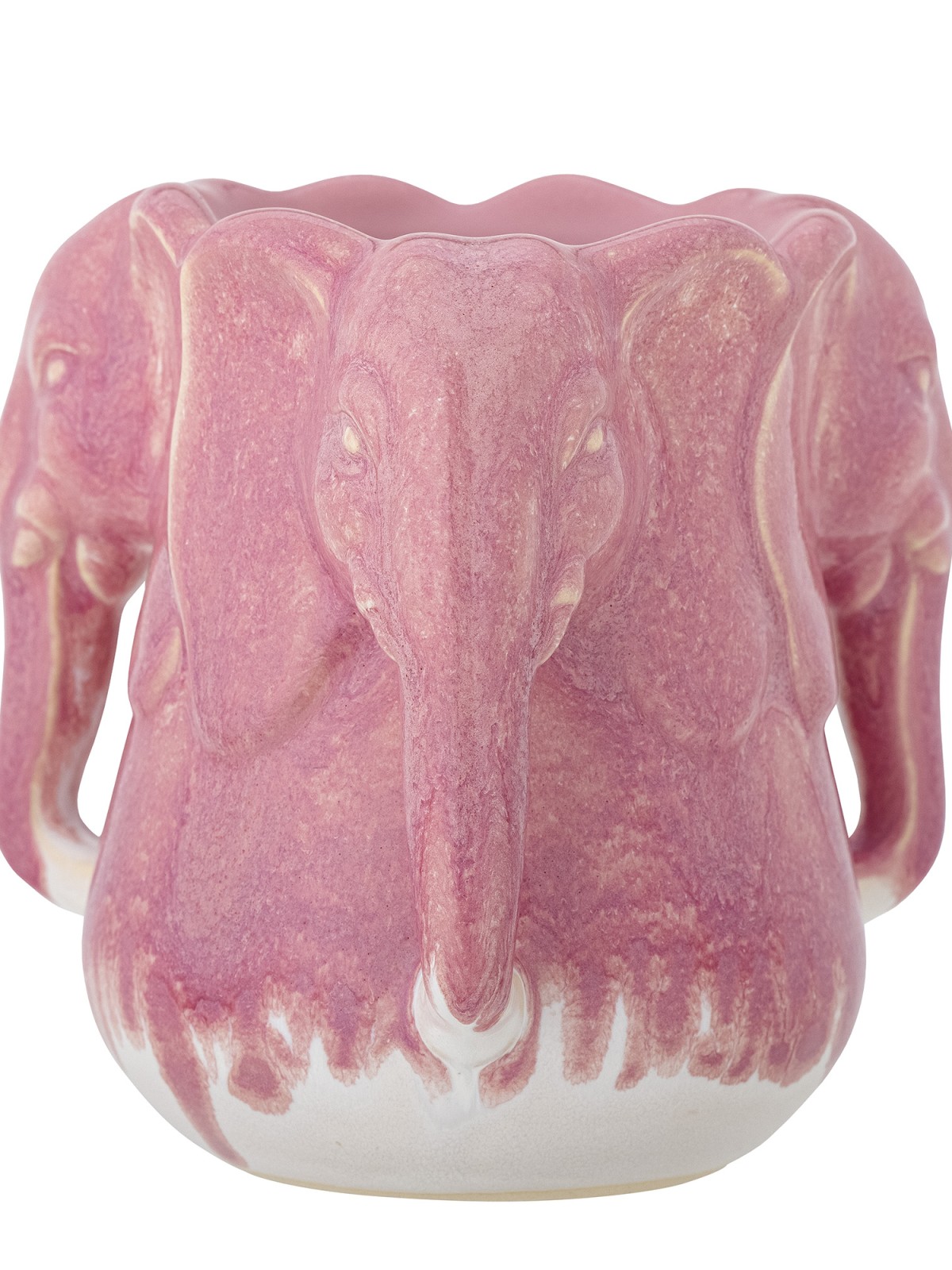 Alternative Ansicht von Vase/Kräutertopf mit Elefanten "Pontus" - Rosa