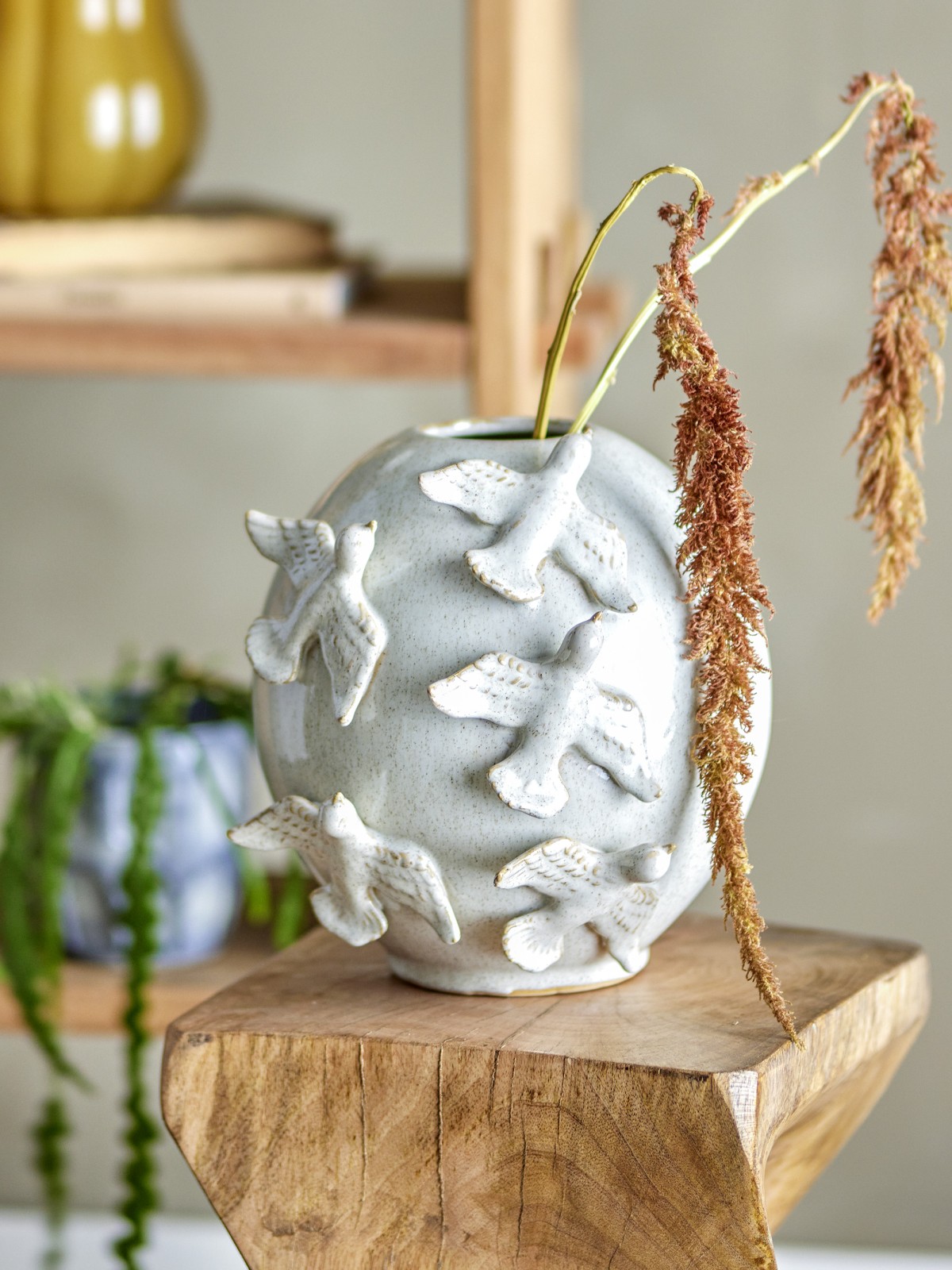 Alternative Ansicht von Keramikvase mit Vögeln - Natur