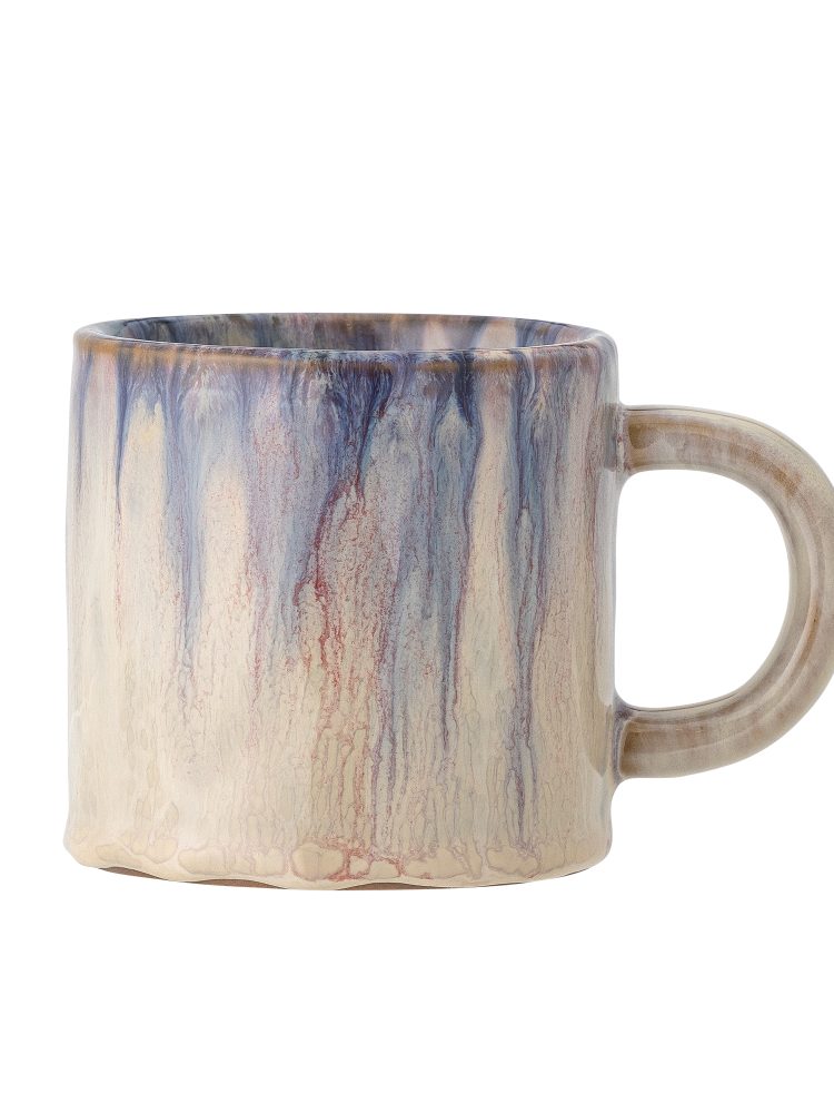Becher mit Griff - blau