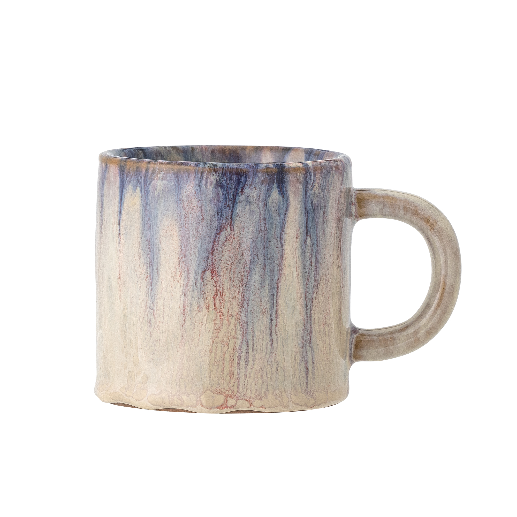 Becher mit Griff - blau