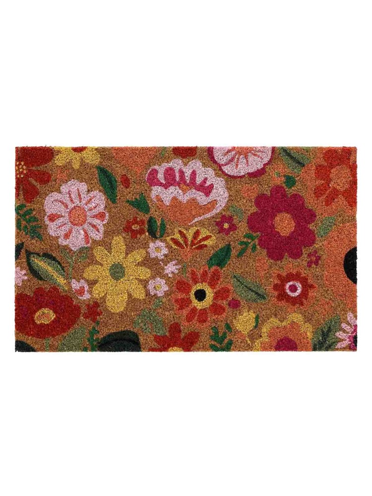 Fußmatte Blume Kraft mit Blumen