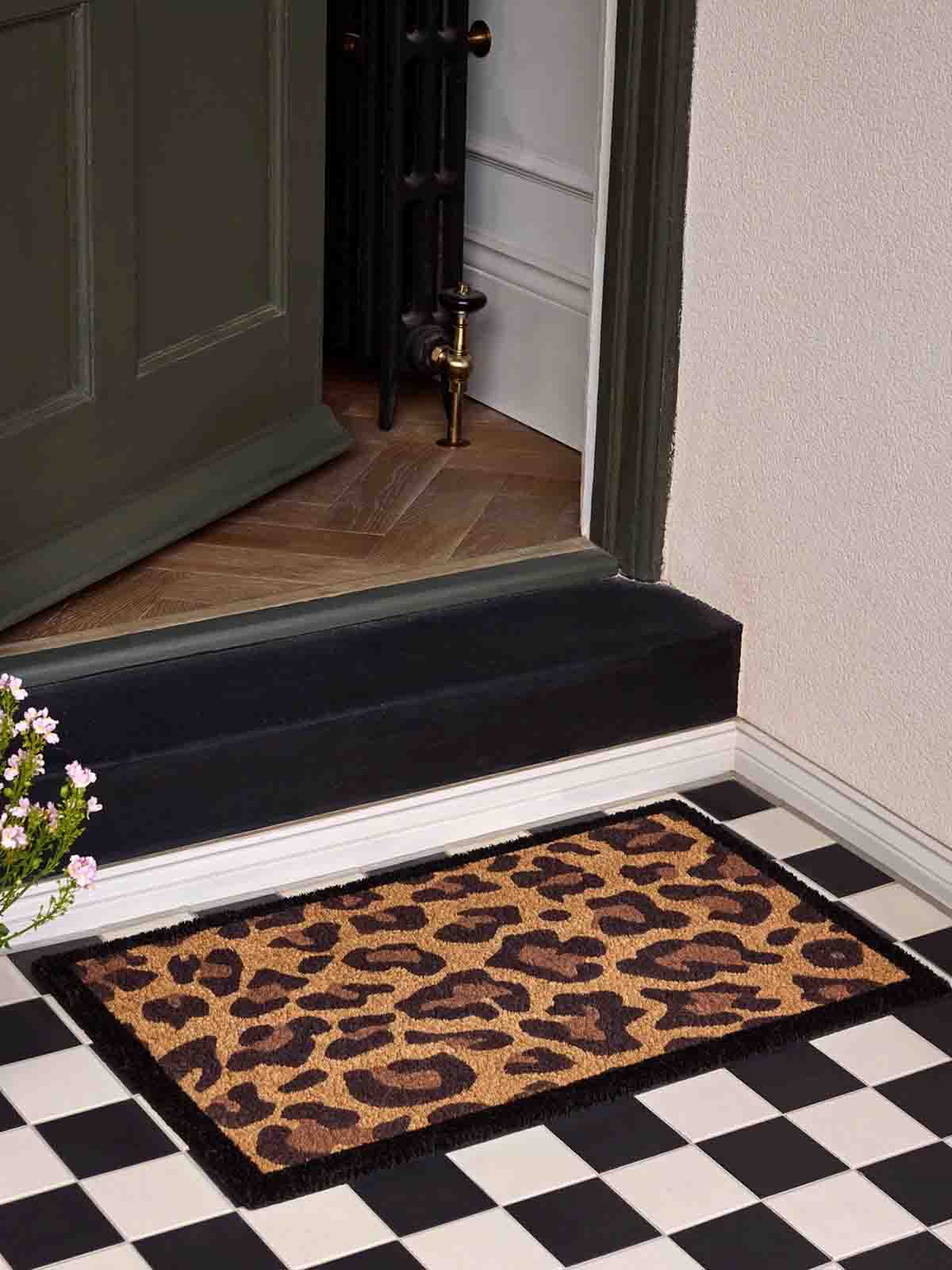 Fußmatte - Leopardenabdruck